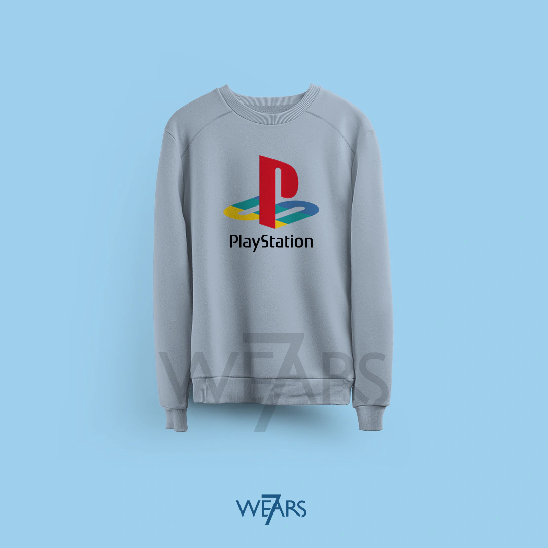 سوییشرت Playstation طرح لوگوی رترو 1