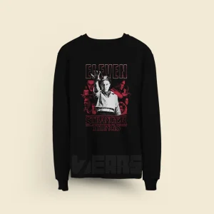 سوییشرت Stranger Things طرح Eleven Fanart