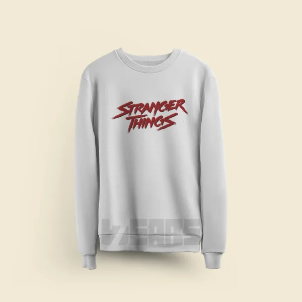 سوییشرت Stranger Things طرح لوگوی دهه هشتاد