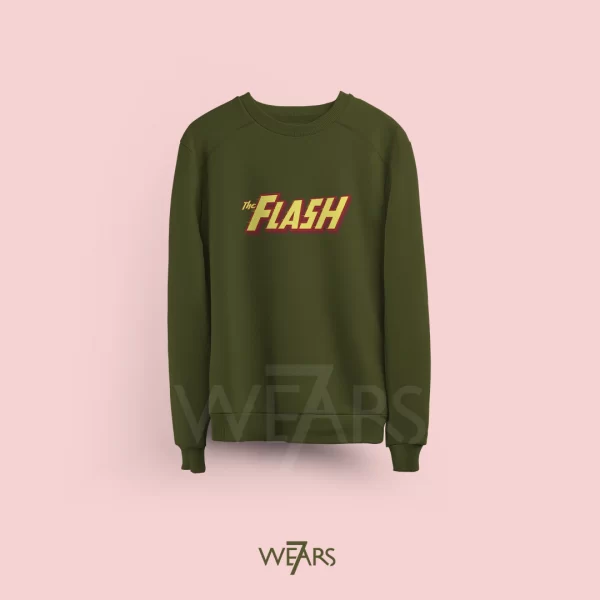 سوییشرت Flash طرح Logotype