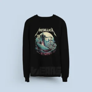 سوییشرت Metallica طرح پوستر اجرای ساکرامنتو