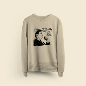 سویشرت دورسTwin Peaks طرح دیل کوپر مینیمال