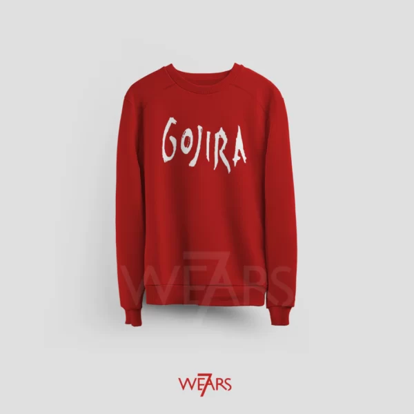 سوییشرت Gojira طرح طرح لوگوی گوژیرا