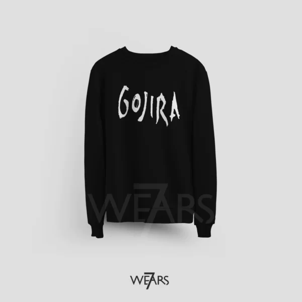 سوییشرت Gojira طرح طرح لوگوی گوژیرا