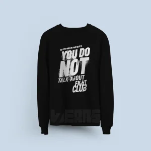 سویشرت Fight Club طرح قانون اول فایت کلاب