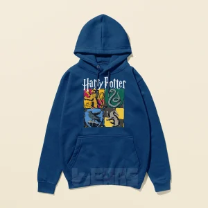 هودی Harry Potter طرح گروه های Hogwarts