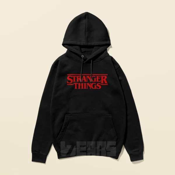 هودی Stranger Things طرح لوگوی قرمز