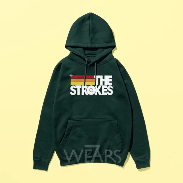 هودی The Strokes طرح لوگوی راک بند استروکس