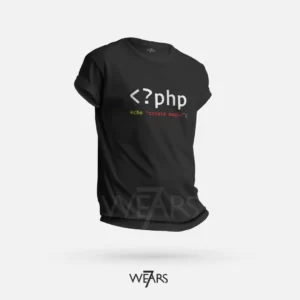 تیشرت برنامه نویسی طرح PHP