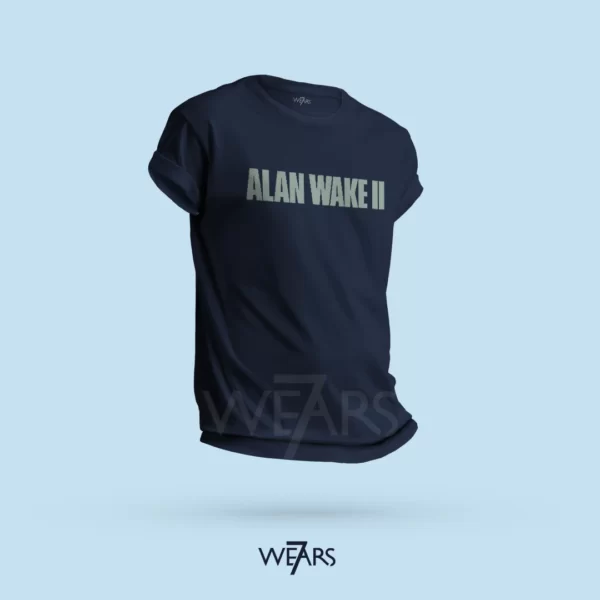 تیشرت الن ویک طرح لوگوی Alan Wake 2