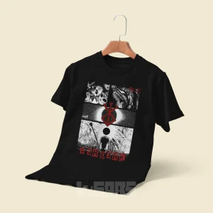 تیشرت برزرک طرح گاتس انیمه Berserk