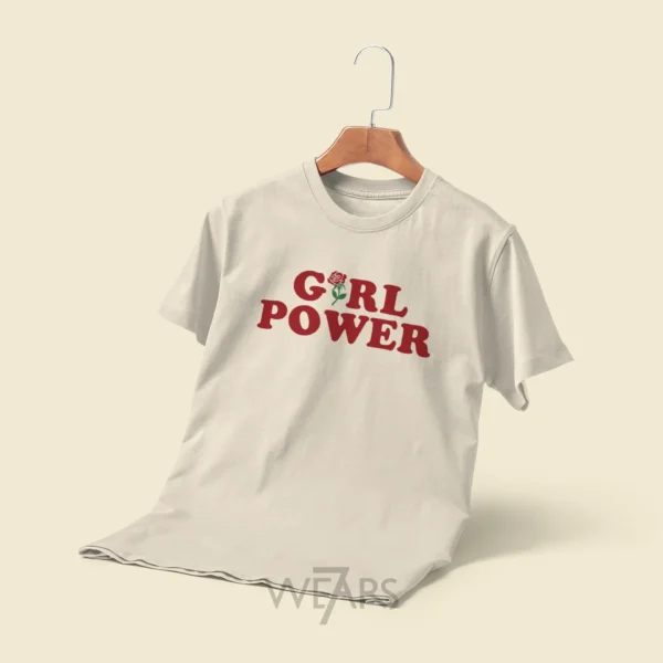 تیشرت Girl Power طرح مینیمال