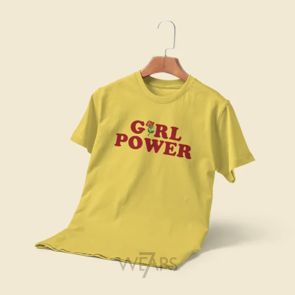 تیشرت Girl Power طرح مینیمال