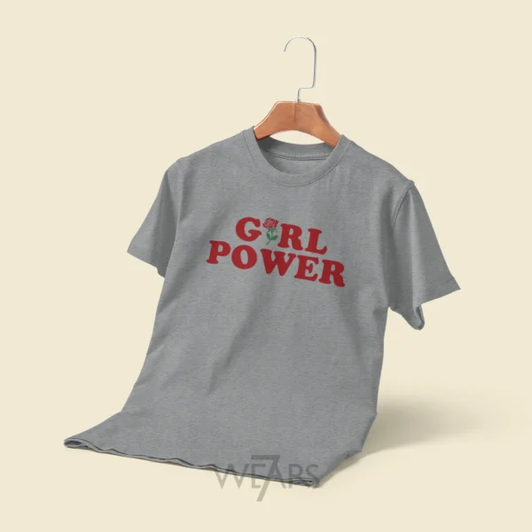 تیشرت Girl Power طرح مینیمال