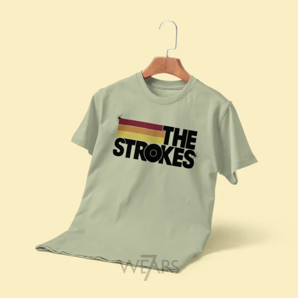 تیشرت The Strokes طرح لوگوی راک بند استروکس