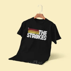 تیشرت The Strokes طرح لوگوی راک بند استروکس