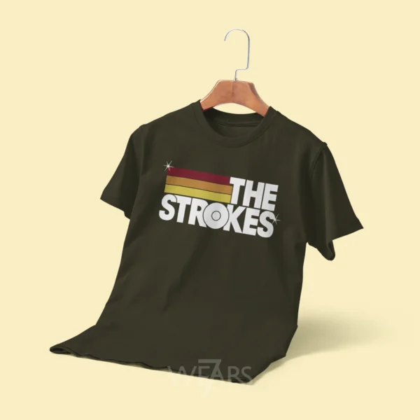 تیشرت The Strokes طرح لوگوی راک بند استروکس