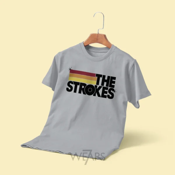 تیشرت The Strokes طرح لوگوی راک بند استروکس