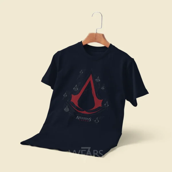 تیشرت اسسینز کرید طرح هنری لوگوی Assassin's Creed