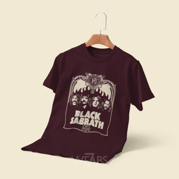 تیشرت Black Sabbath طرح اعضای بند بلک سبث