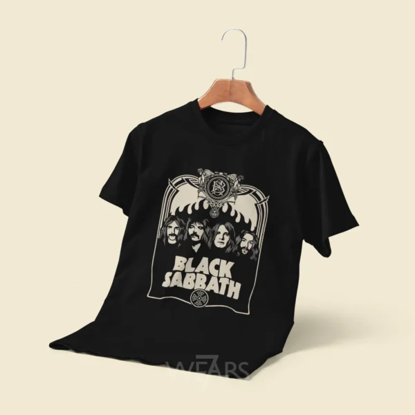 تیشرت Black Sabbath طرح اعضای بند بلک سبث