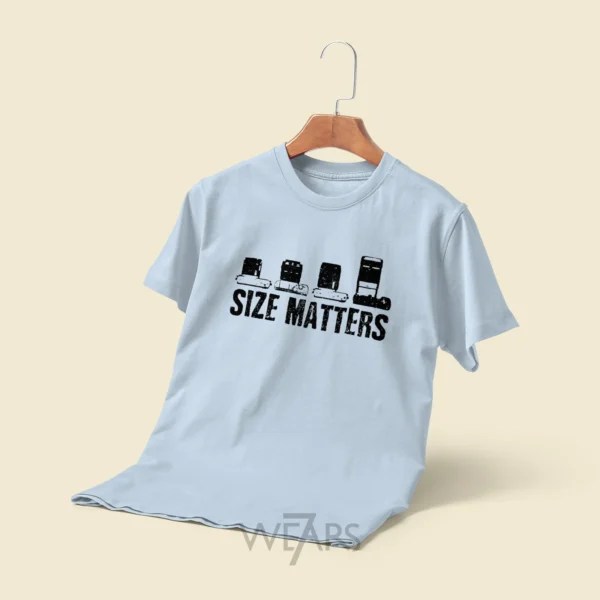 تیشرت عکاسی طرح Size Matters