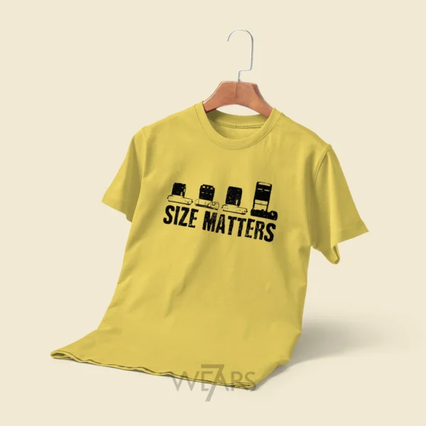 تیشرت عکاسی طرح Size Matters