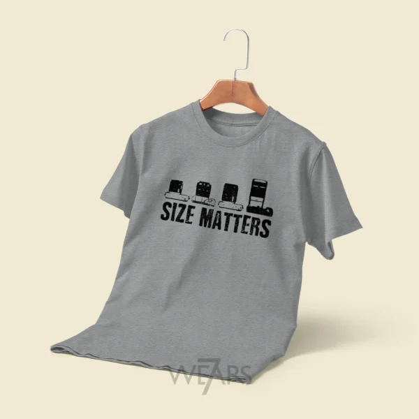 تیشرت عکاسی طرح Size Matters