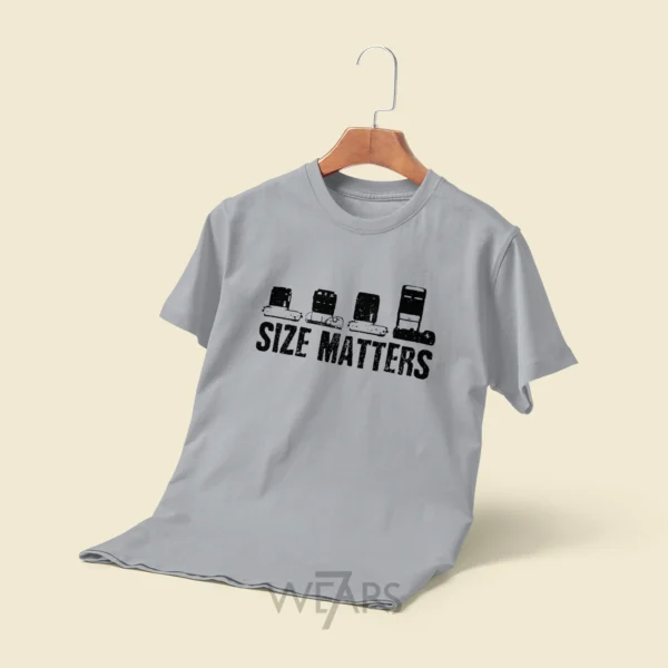 تیشرت عکاسی طرح Size Matters