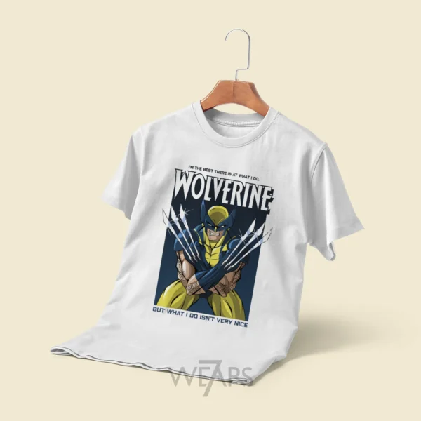 تیشرت ولورین طرح پوستر هنری Wolverine