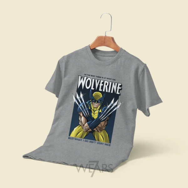 تیشرت ولورین طرح پوستر هنری Wolverine