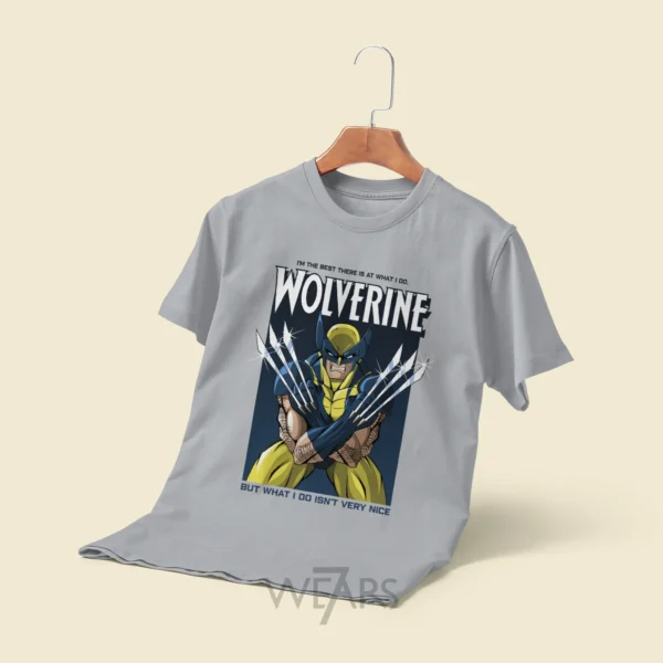 تیشرت ولورین طرح پوستر هنری Wolverine