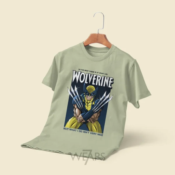 تیشرت ولورین طرح پوستر هنری Wolverine