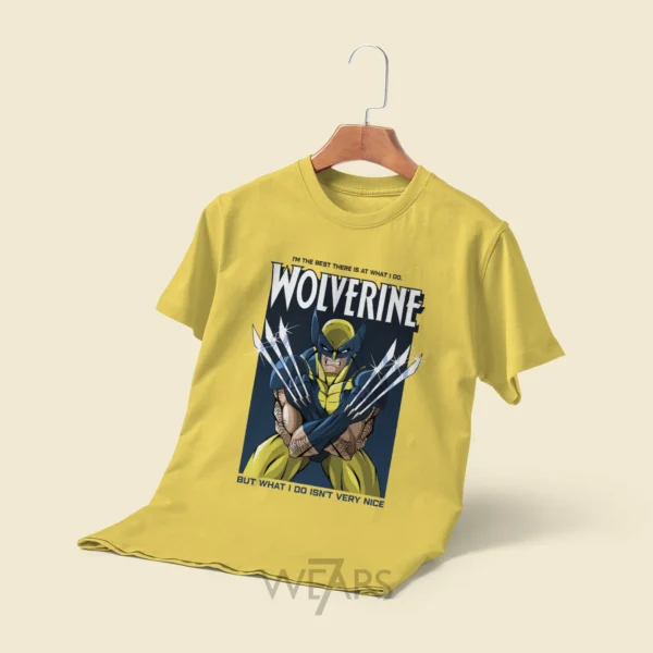 تیشرت ولورین طرح پوستر هنری Wolverine