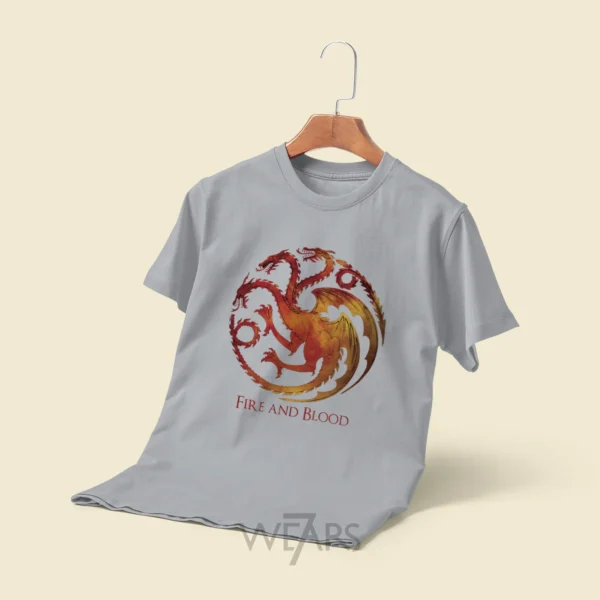 تیشرت Game Of Thrones طرح Fire and Blood