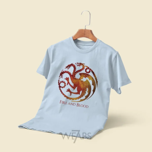 تیشرت Game Of Thrones طرح Fire and Blood