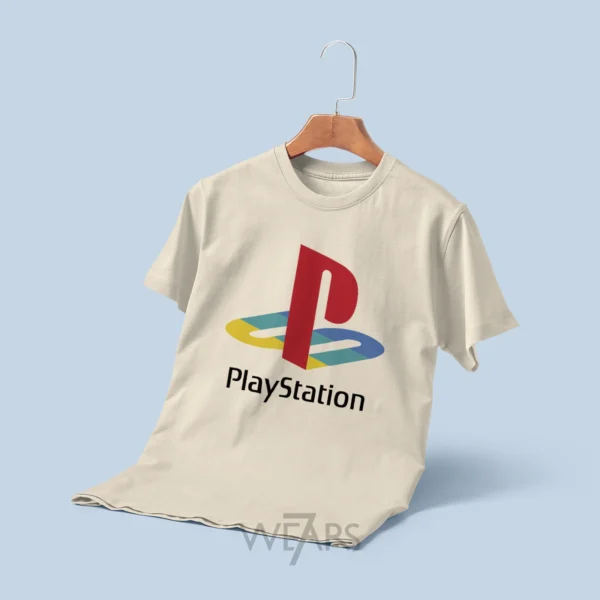 تیشرت Playstation طرح لوگوی رترو