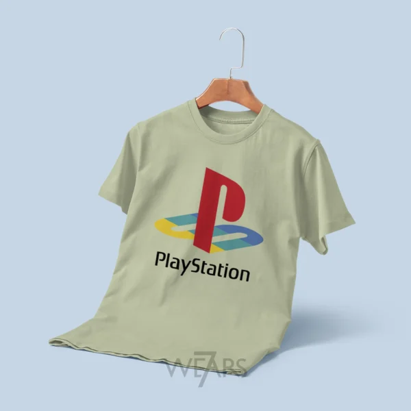 تیشرت Playstation طرح لوگوی رترو