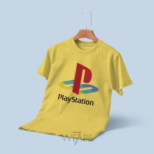 تیشرت Playstation طرح لوگوی رترو