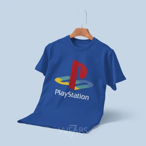 تیشرت Playstation طرح لوگوی رترو