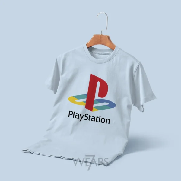 تیشرت Playstation طرح لوگوی رترو