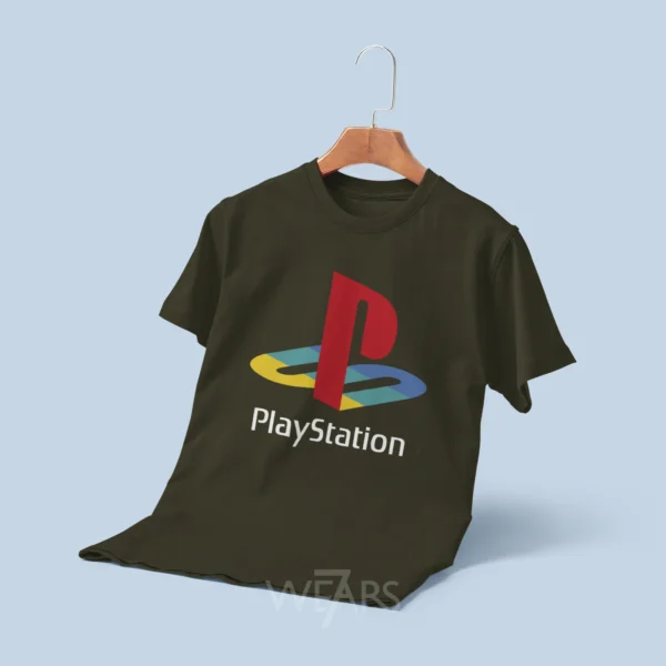 تیشرت Playstation طرح لوگوی رترو