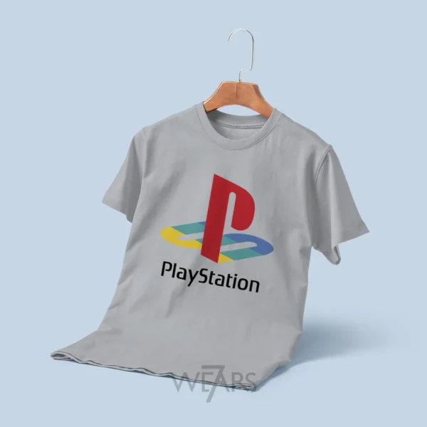 تیشرت Playstation طرح لوگوی رترو