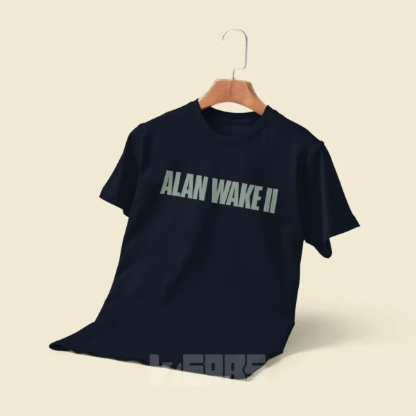 تیشرت الن ویک طرح لوگوی Alan Wake 2