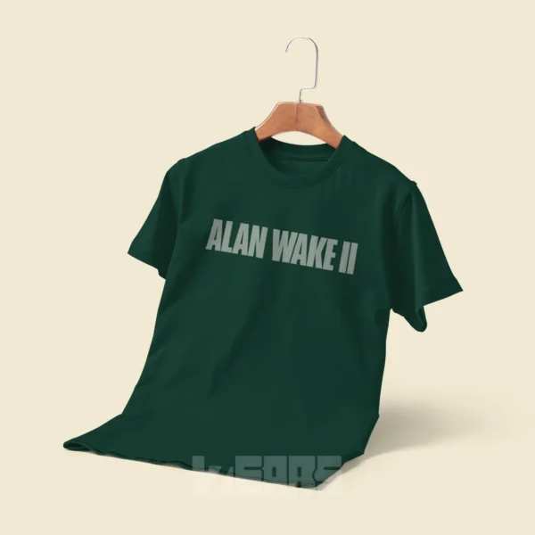 تیشرت الن ویک طرح لوگوی Alan Wake 2