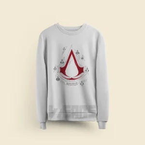 سوییشرت اسسینز کرید طرح هنری لوگوی Assassin's Creed