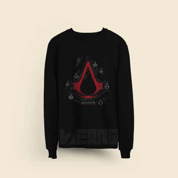 سوییشرت اسسینز کرید طرح هنری لوگوی Assassin's Creed