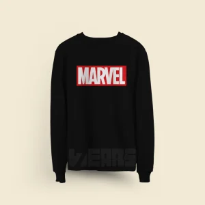 سوییشرت مارول طرح لوگوی Marvel