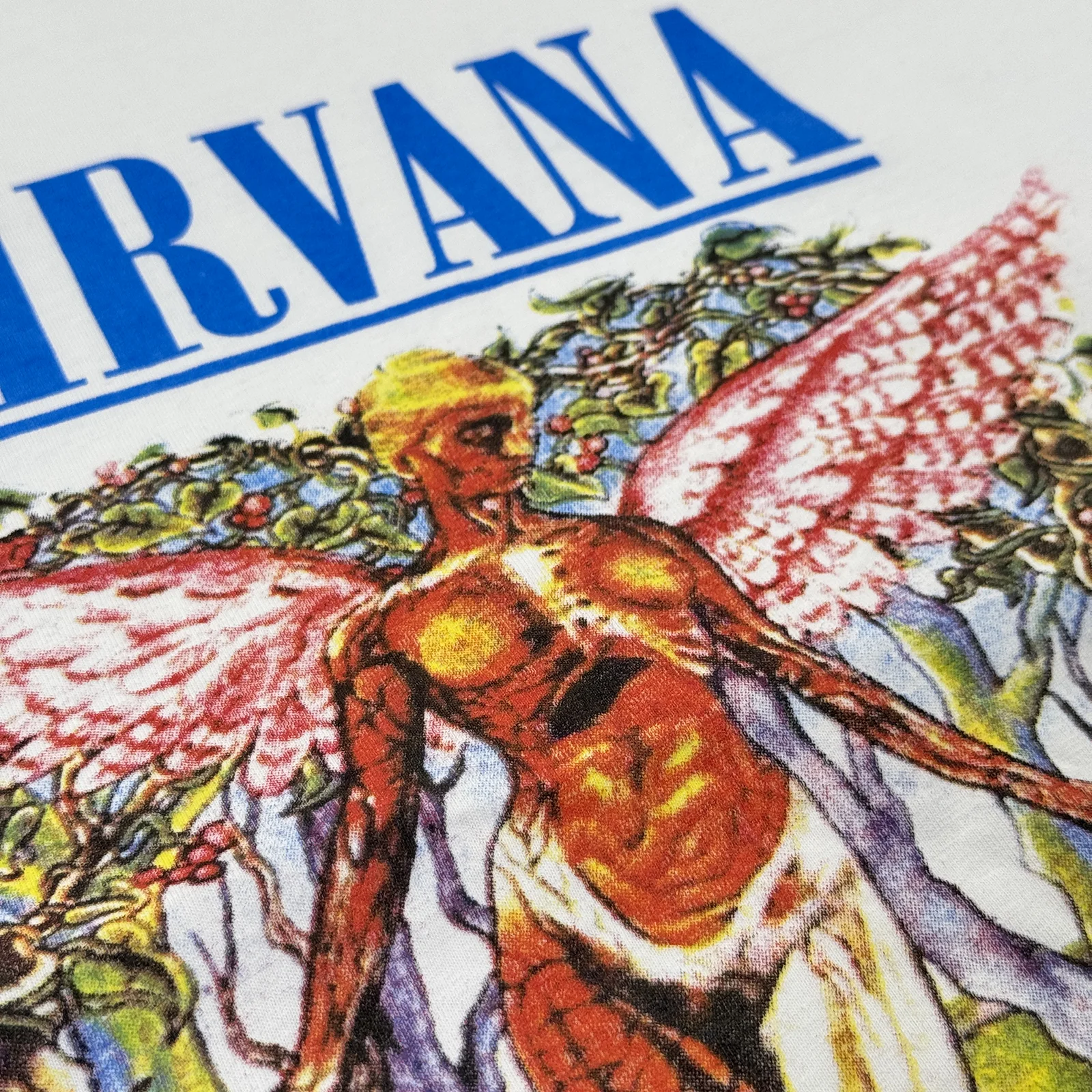 تیشرت وارداتی نیروانا طرح هنری Nirvana