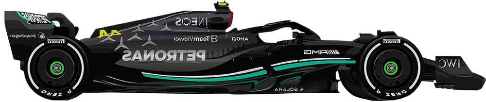 تیشرت ماشین فرمول یک مرسدس